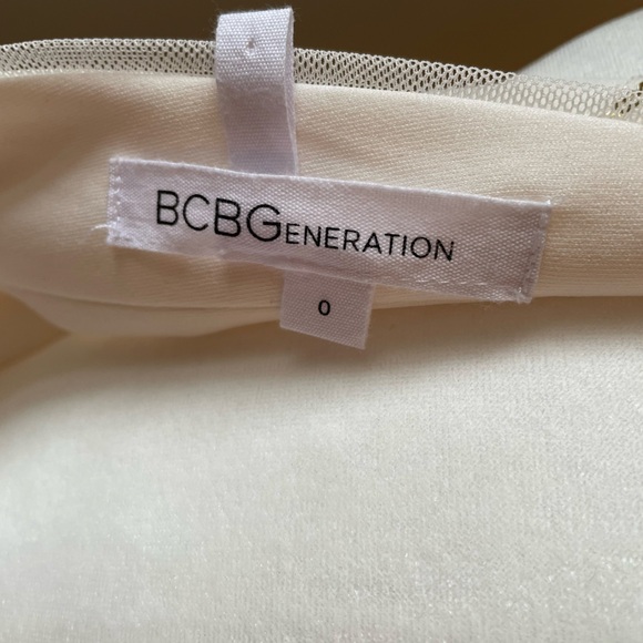 White, sequin BGBG mini dress - Picture 5 of 6